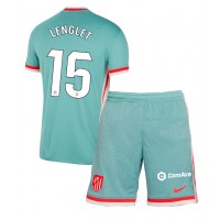 Atletico Madrid Clement Lenglet #15 Udebanesæt Børn 2024-25 Kortærmet (+ Korte bukser)